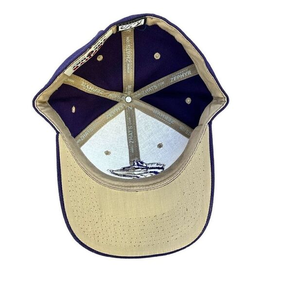 Washington Huskies‎ Fitted Zephyr Hat wool Blend Size 7 1/4 ncaa - Picture 3 of 5